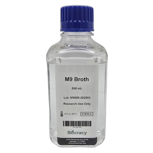 M9 Minimal Broth – Pre-Prepared, Defined Media Base
